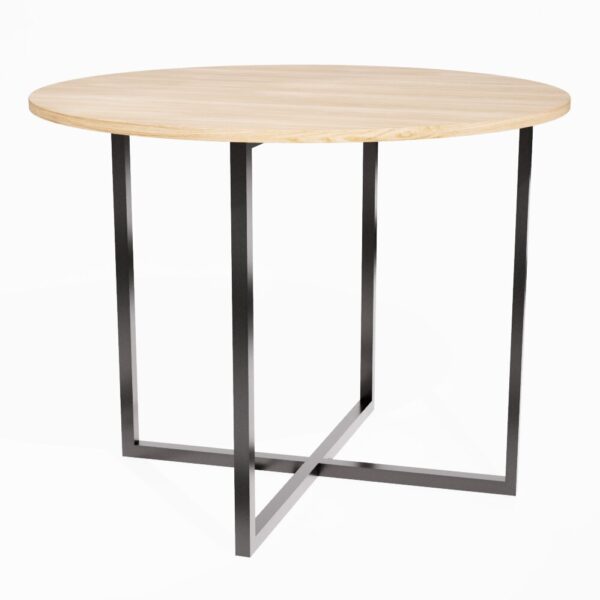 Mesa Industrial Redonda Linha Diamante- Modelo Vintage One