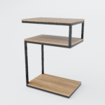 Mesa Lateral 5 suporte Industrial - Modelo Vintage